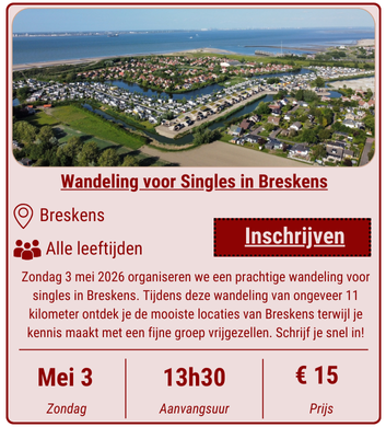 Wandeling voor Singles in Breskens