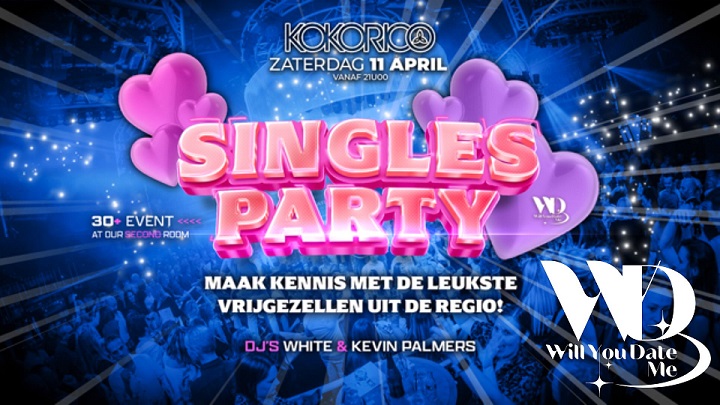 Singles Party KOKORICO 11 april 2026