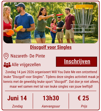 Discgolf voor Singles - 14 juni 2026