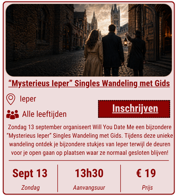 Mysterieus Singles Wandeling 13 september 2026