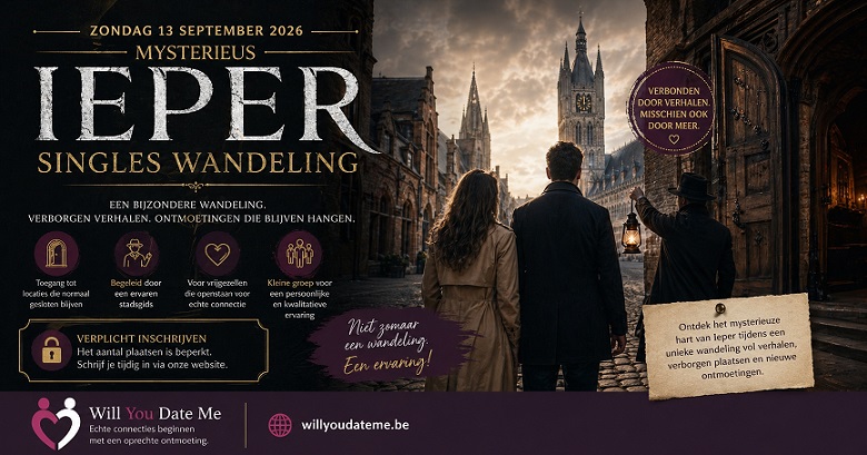 Mysterieus Singles Wandeling op 13 september 2026