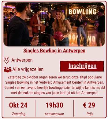 Singles Bowling in Antwerpen op 24 oktober 2026