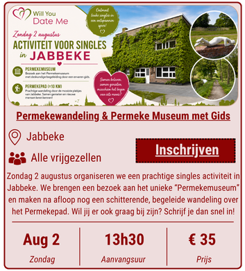 Permeke Singles Activiteit op 2 augustus 2026
