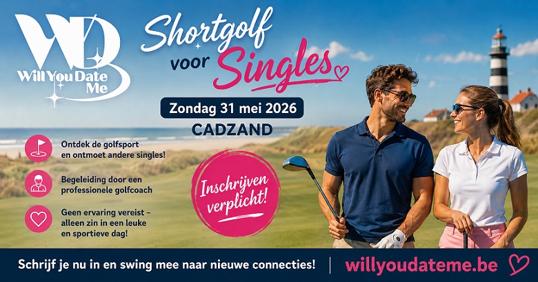 Shortgolf voor Singles in Cadzand op 31 mei 2026