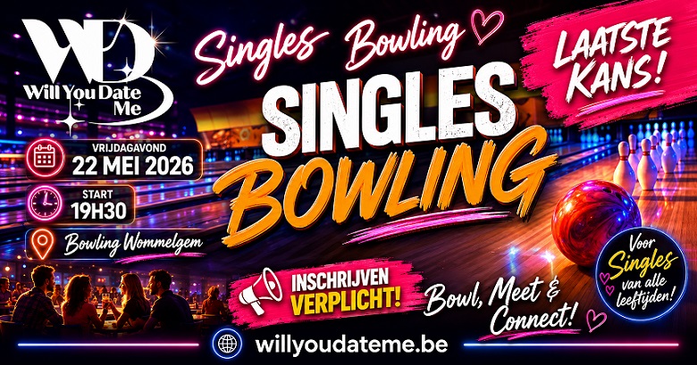 Singles Bowling in Wommelgem op 22 mei 2026