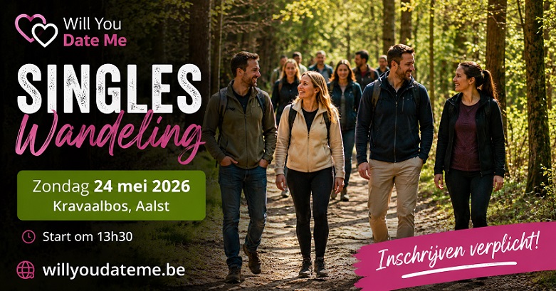 Singles Wandeling in het Kravaalbos in Aalst