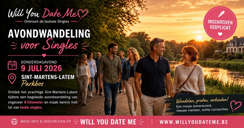 Avondwandeling voor Singles in Sint-Martens-Latem