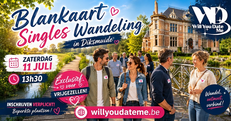 Blankaart Singles Wandeling op 11 juli 2026