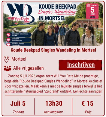 Koude Beekpad Singles Wandeling in Mortsel - 5 juli 2026