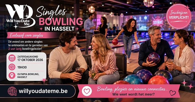 Singles Bowling in Hasselt op 17 oktober 2026