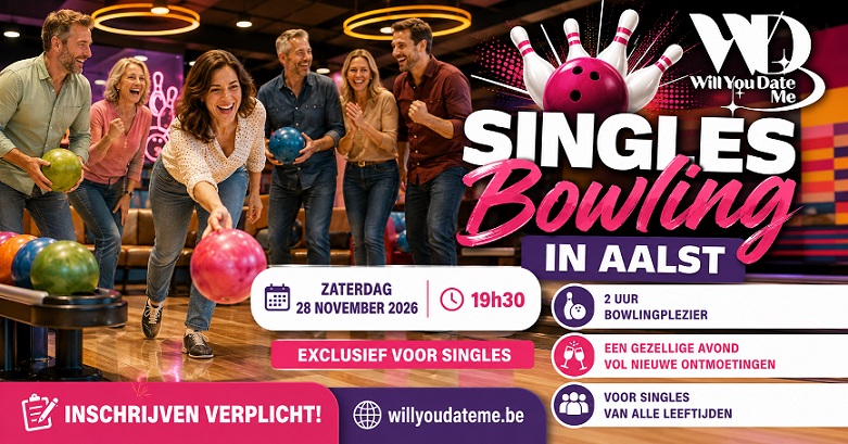 Bowling voor Singles in Aalst op 28 november 2026