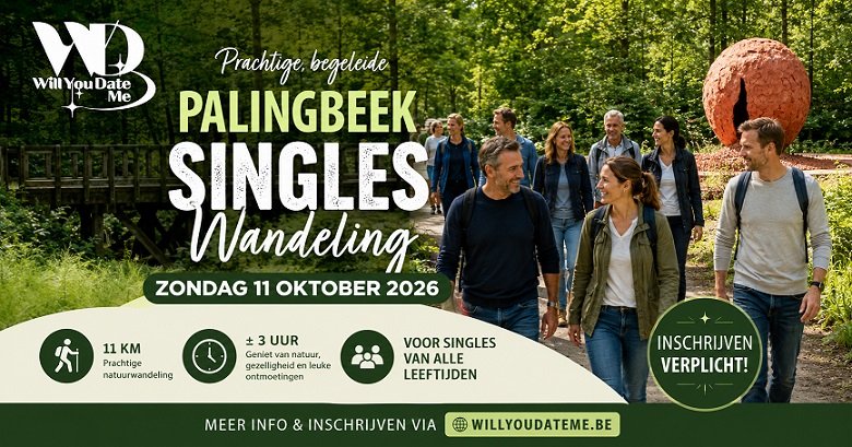 Palingbeek voor Singles Wandeling op 11 oktober 2026
