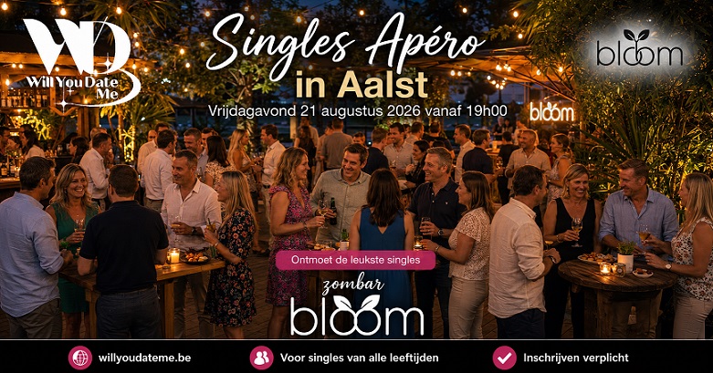 Singles Apéro in Aalst op 21 augustus 2026