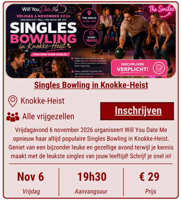 Singles Bowling in Knokke-Heist - 6 november 2026