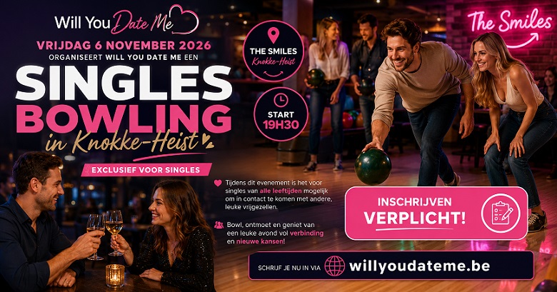 Singles Bowling in Knokke-Heist op 6 november 2026