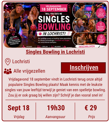 Singles Bowling in Lochristi - 18 september 2026