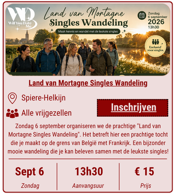 Land van Mortagne Singles Wandeling - 6 september 2026