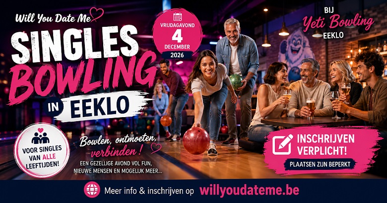 Singles Bowling in Eeklo op 4 december 2026