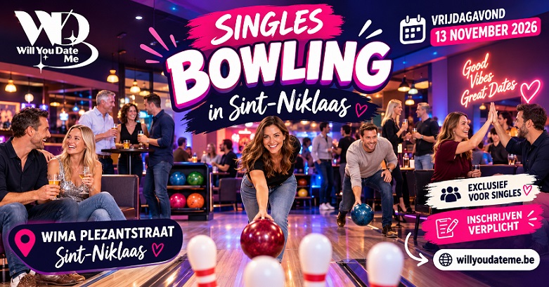 Singles Bowling in Sint-Niklaas op 13 november 2026