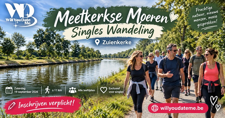 Meetkerkse Moeren Singles Wandeling op 19 september 2026