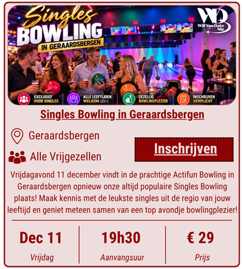 Singles Bowling in Geraardsbergen - 11 december 2026