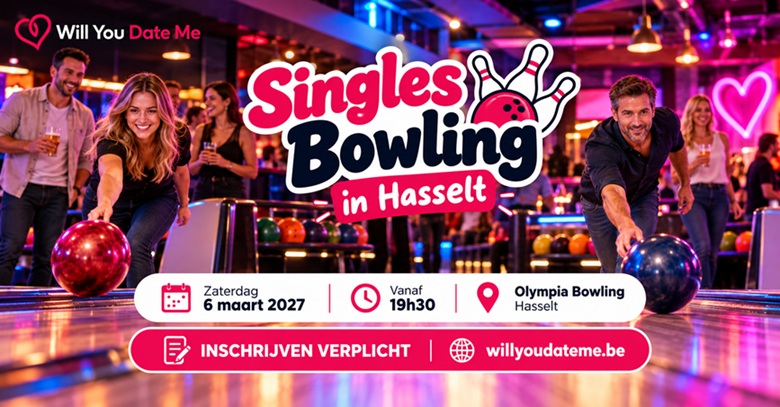 Singles Bowling in Hasselt - 6 maart 2027
