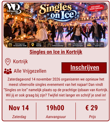 Singles on Ice in Kortrijk - 14 november 2026