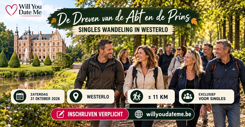 Wandeling voor Singles in Westerlo op 31 oktober 2026